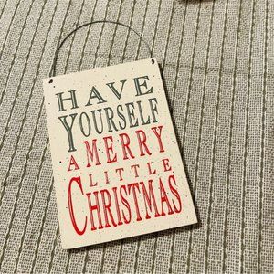 Mini Christmas Hanging Sign